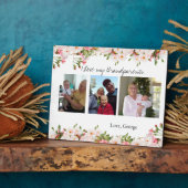 Taufe für Godeltern Fotoplatte (Seite)