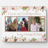 Taufe für Godeltern Fotoplatte (Vorderseite)