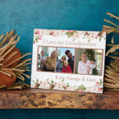 Taufe für Godeltern Fotoplatte (Seite)