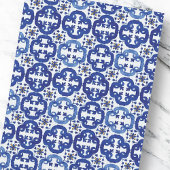 Taufe für ihre blauen und weißen mediterranen Flie Einladung