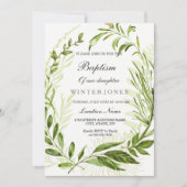 Taufe für Junge oder Mädchen Einladung (Vorderseite)