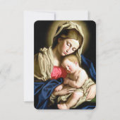 Taufe für Kleinkinder Erinnerung an große Gebetska Einladung (Vorderseite)