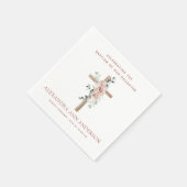 Taufe für Mädchen Christlich Serviette (Ecke)