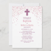 Taufe für Mädchen Einladung (Vorderseite)