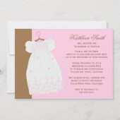 Taufe für Mädchen Einladung (Vorderseite)