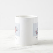 Taufe für seinen modernen Minimalistischen Foto Kaffeetasse (Mittel)