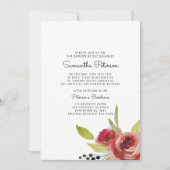 Taufe für Wasserfarben Einladung (Vorderseite)