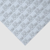 Taufe Geburt Neue Ankunft Kinderschuhe Dusche Blau Seidenpapier (Ausschnitt)