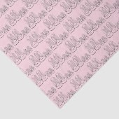 Taufe Geburt Neue Ankunft Kinderschuhe Dusche Rosa Seidenpapier (Ausschnitt)