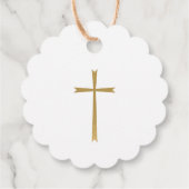 Taufe & Geburtstag Vielen Dank Geschenkanhänger (Rückseite)