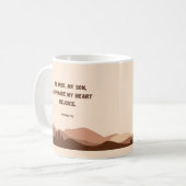 Taufe Geschenk JW Tasse Bibelverse für ihn (Vorderseite Links)