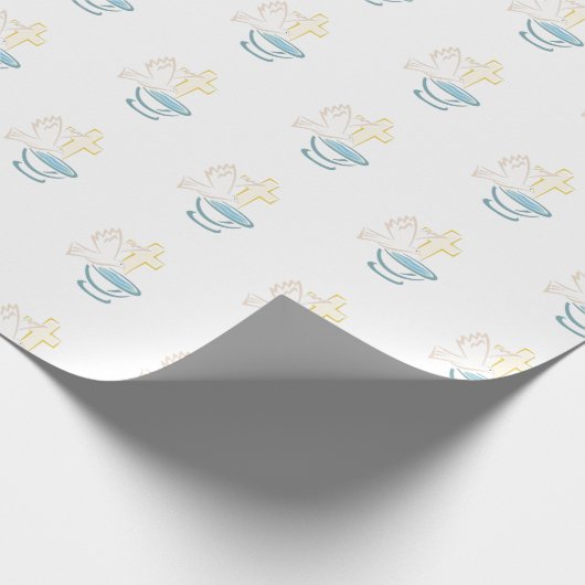 Taufe Geschenkpapier (Ecke)