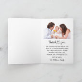 Taufe Glaubensgemeinschaft Christlich Dankeskarte (Innenseite)