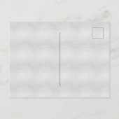 Taufe Glitzern-Schrift Einladungspostkarte (Rückseite)