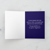 Taufe Glückwunsch Bibel Matthew Wüste Karte (Innenseite)