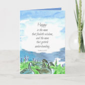 Taufe Glückwünsche Sprichwörter Bibelschrift Karte (Vorderseite)