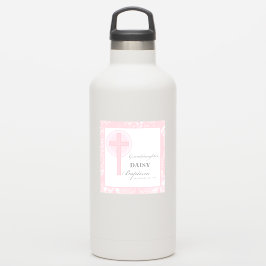 Taufe Großtochter Pink Lace Personalisiert Aufkleber