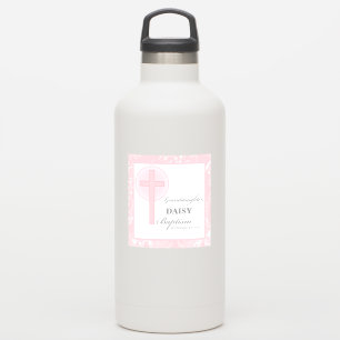 Taufe Großtochter Pink Lace Personalisiert Aufkleber