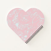 Taufe Großtochter Pink Lace Personalisiert Notizblock (Rückseite)