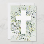 Taufe Grünen Einladung (Rückseite)