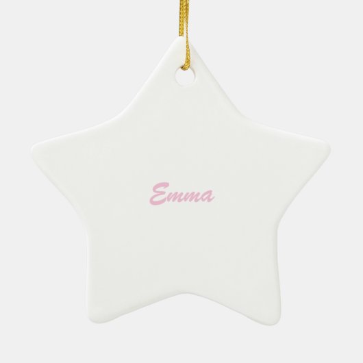 Taufe Herzlichen Glückwunsch Rosa Kind Gottes Keramikornament (Hinten)