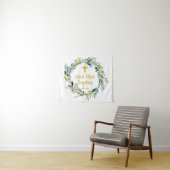 Taufe Hintergrund Dekorationen Mädchen Junge Gott  Wandteppich (Beispiel (Horizontal))
