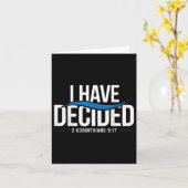 Taufe I habe beschlossen, getauft _1 Karte (Gelbe Blume)