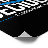 Taufe I habe beschlossen, getauft _1 Poster (Ecke)