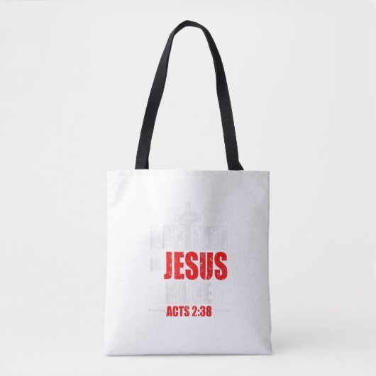 Taufe in Jesus Name handelt 238 Taufe Jesus nur Tasche (Vorderseite)