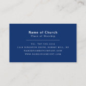 Taufe Jesu, Christentum, Religiöse Visitenkarte (Rückseite)