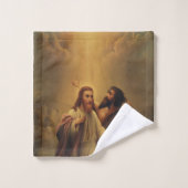 Taufe Jesu Christi Badhandtuch Set (Waschlappen)