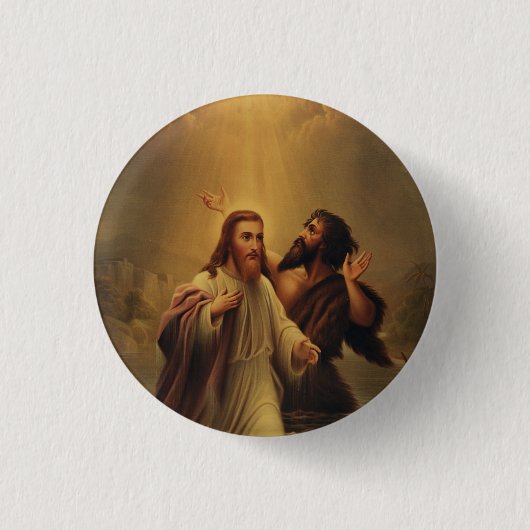 Taufe Jesu Christi Button (Vorderseite)