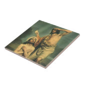 Taufe Jesu Christi durch Johannes den Täufer Fliese (Seite)