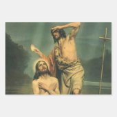 Taufe Jesu Christi durch Johannes den Täufer Geschenkpapier Set (Vorderseite)