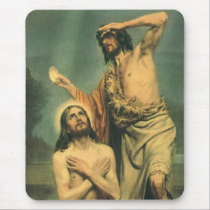 Taufe Jesu Christi durch Johannes den Täufer Mousepad