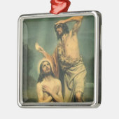 Taufe Jesu Christi durch Johannes den Täufer Ornament Aus Metall (Links)