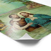 Taufe Jesu Christi Fotodruck (Ecke)