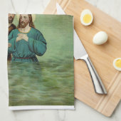 Taufe Jesu Christi Geschirrtuch (Viertel Falte)