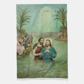 Taufe Jesu Christi Geschirrtuch (Vertikal)