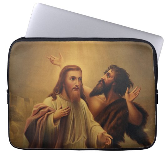 Taufe Jesu Christi Laptopschutzhülle (Vorderseite)