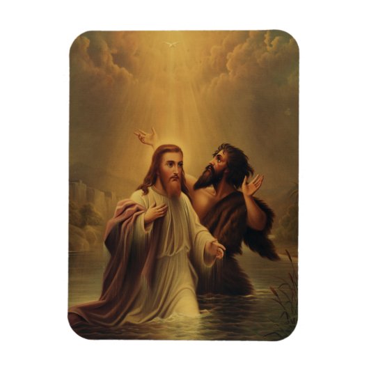 Taufe Jesu Christi Magnet (Vertikal)