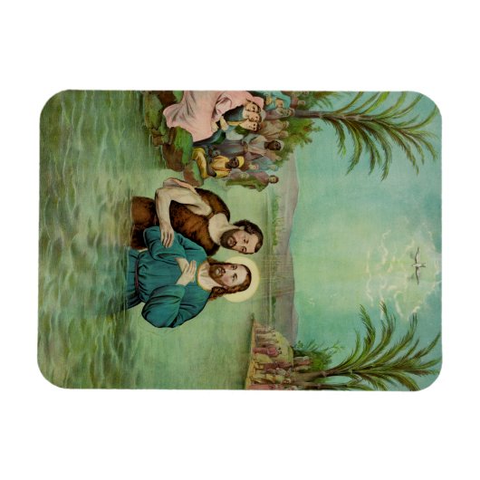 Taufe Jesu Christi Magnet (Horizontal)
