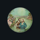 Taufe Jesu Christi Magnet<br><div class="desc">Die Taufe Jesu,  die rituelle Reinigung Jesu mit Wasser durch Johannes den Täufer,  war ein wichtiges Ereignis,  das in den drei synoptischen Evangelien des Neuen Testaments beschrieben wurde.</div>