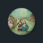 Taufe Jesu Christi Magnet<br><div class="desc">Die Taufe Jesu,  die rituelle Reinigung Jesu mit Wasser durch Johannes den Täufer,  war ein wichtiges Ereignis,  das in den drei synoptischen Evangelien des Neuen Testaments beschrieben wurde.</div>