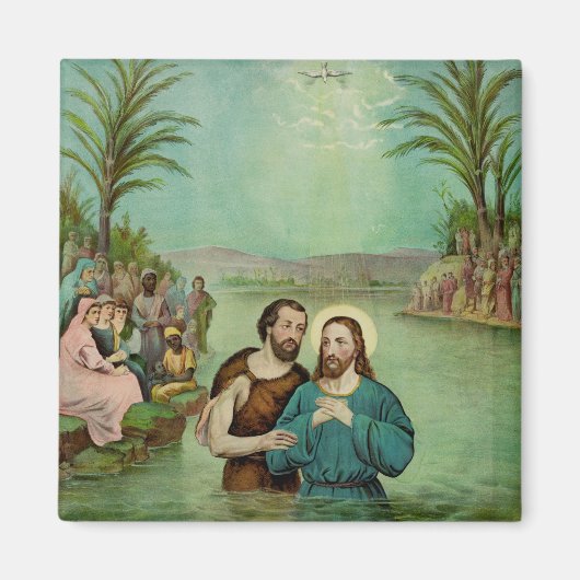 Taufe Jesu Christi Magnet (Vorne)