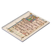 Taufe Jesu Christi Mittelalterliches Chant Manuskr Notizblock (Linke Seite)