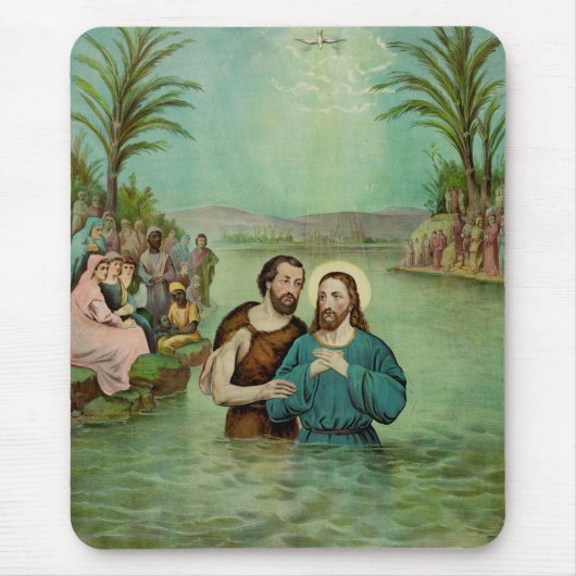 Taufe Jesu Christi Mousepad (Vorne)
