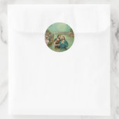 Taufe Jesu Christi Runder Aufkleber (Tasche)