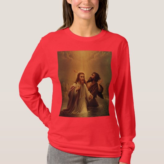 Taufe Jesu Christi T-Shirt (Vorderseite)