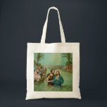 Taufe Jesu Christi Tragetasche<br><div class="desc">Die Taufe Jesu,  die rituelle Reinigung Jesu mit Wasser durch Johannes den Täufer,  war ein wichtiges Ereignis,  das in den drei synoptischen Evangelien des Neuen Testaments beschrieben wurde.</div>